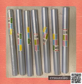 7 Rotoli per foderare libri -NUovI-