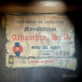 Chitarra vintage restaurata