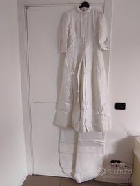 Abito da sposa con strascico vintage anno 1968
