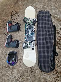 kit snowboard technine completo