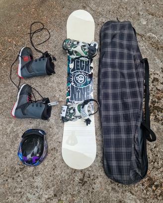kit snowboard technine completo