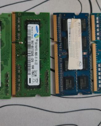 RAM 2 E 1 GB DDR3 PER NOTEBOOK