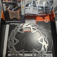 Kit Oversize con pastiglie e spostapinza KTM HUSQ