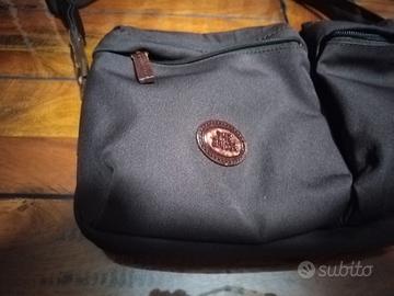 borsa tracolla marrone in tessuto The Bridge 