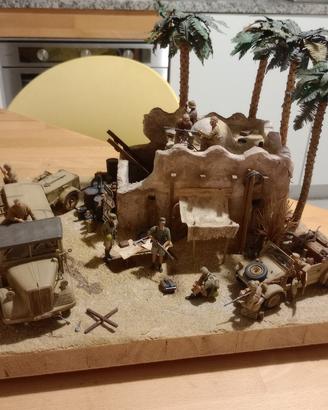 diorama africa korps scala 1 e35  no spedizione 