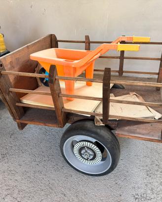 Rimorchio Carretto per bambini trattore jeep
