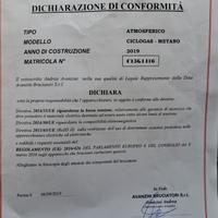 Bruciatore metano Avanzini