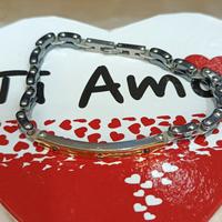 bracciale uomo acciaio inossidabile placcato oro 