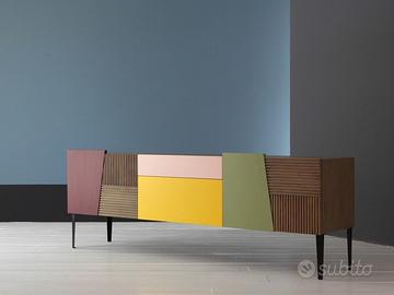 Madia libreria credenza multi color