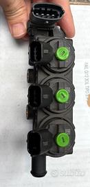 Tre Iniettori GPL verdi Landi Renzo Dacia Sandero