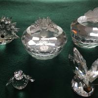 Swarowski, lotto di 5 pezzi.