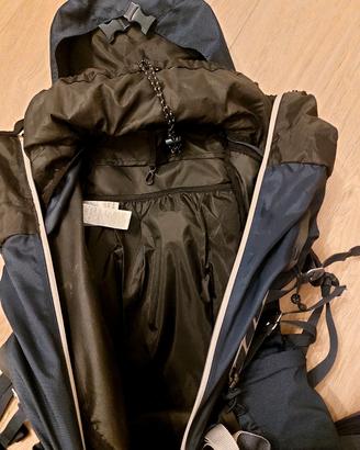zaino da trekking quecua symbium 70+10lt