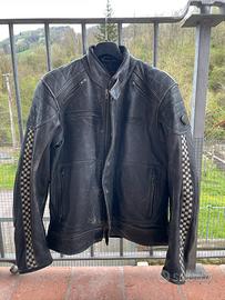 Giacca in pelle moto triumph