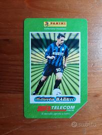 Scheda telefonica PANINI Roberto Baggio