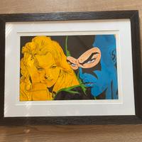 Quadro originale Diabolik e Eva “ lei e lui “