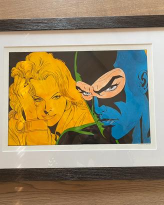 Quadro originale Diabolik e Eva “ lei e lui “