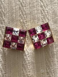 Orecchini Pavé di cristalli - Made in Italy -