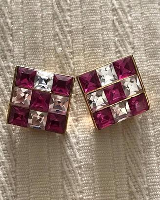 Orecchini Pavé di cristalli - Made in Italy -