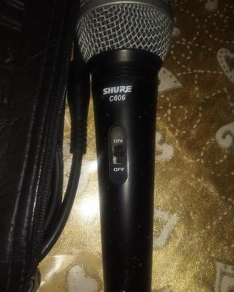 Microfono shure c 606