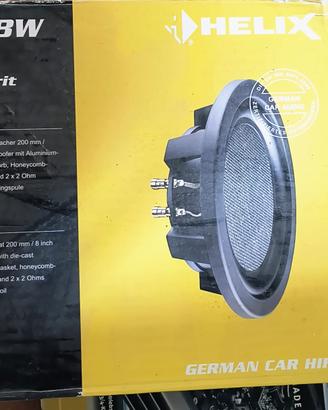 Subwoofer HELIX E 8W Espirit 20 cm 8’’