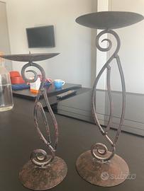 Candelabro ferro battuto