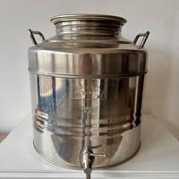 Fermentatore 30L INOX 18/10 Birra Sidro Alimentare