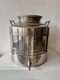 Fermentatore 30L INOX 18/10 Birra Sidro Alimentare