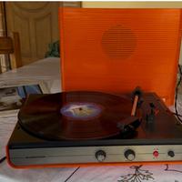 Giradischi europhon bauletto vintage