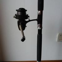 Canna da pesca e mulinello daiwa 7270a