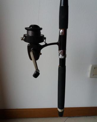 Canna da pesca e mulinello daiwa 7270a