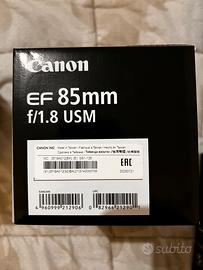 Canon 85mm f1.8 usm