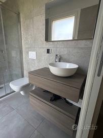 Mobile bagno Edonè sospeso + specchio e lavabo