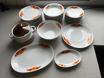 Servizio piatti in porcellana