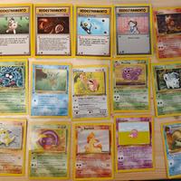 lotto carte Pokemon prima edizione