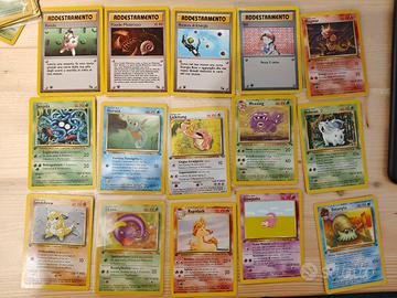 lotto carte Pokemon prima edizione