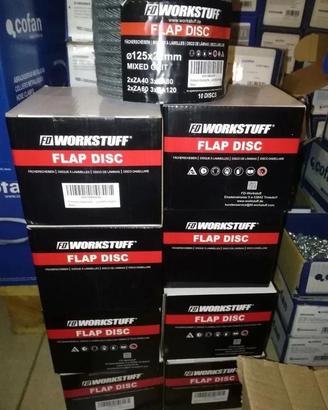 Set di 90 dischi lamellari misure miste come foto