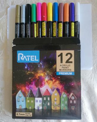 12 colori acrilici