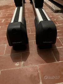 Barre portatutto + portasci originali VW Tiguan Ii