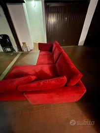 Divano rosso