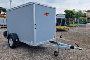 Carrello Rimorchio Auto Furgonato Ribassato