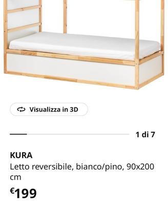 letto kura ikea