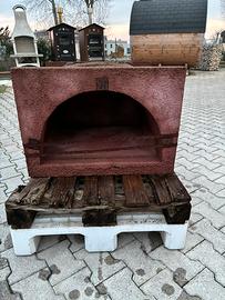Forno a legna in refrattario speciale