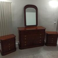 Trittico Como' e comodini con specchio