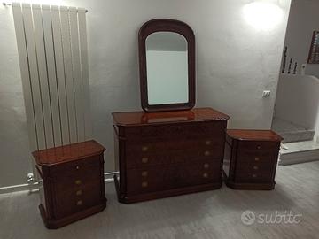 Trittico Como' e comodini con specchio