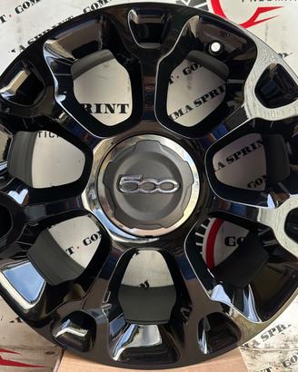 4 CERCHI IN LEGA ORIGINALI RAGGIO 17 FIAT 500L