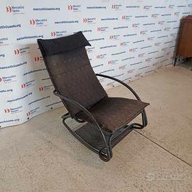 Poltrona a Dondolo Bonaldo Swing Hoffmann Anni 80