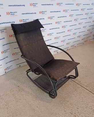 Poltrona a Dondolo Bonaldo Swing Hoffmann Anni 80