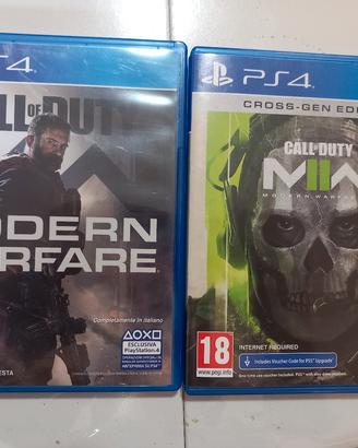 Modern Warfare 1 e 2 PS4