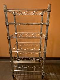 Portabottiglie in metallo