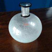 Vaso Monofiore in vetro Murano Salvadori anni 70